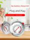 Oil thermometer Fried commercial probe baked food liquid temperature kitchen high temperature high precision oil thermometer table