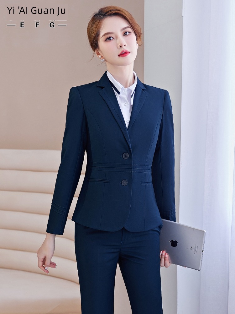Autumn and winter temperament The Sales Department manager Occupation suit