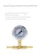 Free shipping Y-40 air pressure gauge air machine pressure measurement and three-way pneumatic quick plug connection PU pipe with 10 kg pressure