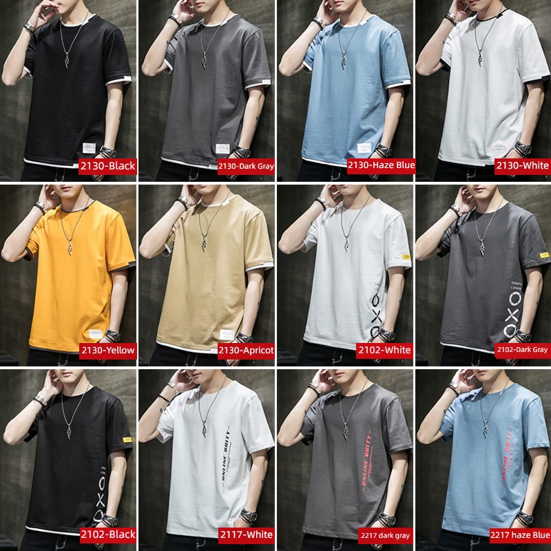 NGGGN man trend easy clothes Short sleeve T-shirt