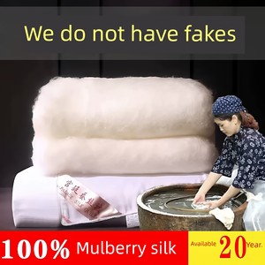 Tongxiang 100% Handmade Mulberry Silk Quilt Summer Cooling Quilt Wedding Spring and Autumn Quilt Winter Quilt Mother-Chi