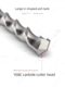 Impact drill bit electric hammer square handle four-pit drill bit lengthened electric drill bit through wall concrete drill bit 350 500 1 meter