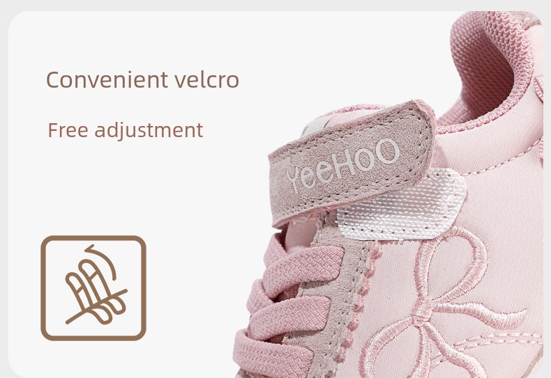 Yeehoo Children's Shoes Girls' Sneakers Autumn New Model Kids' German Training Shoes Kindergarten Red Casual Shoes Baby Shoes — 14