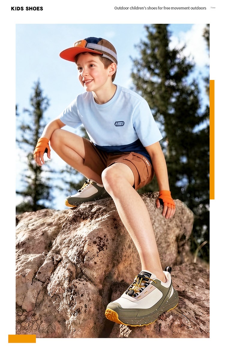Dickies Medium and Large Children's Sports Shoes for Boys and Girls 2026 Autumn New Children's Height-Increasing Non-Slip Casual Running Shoes — 9
